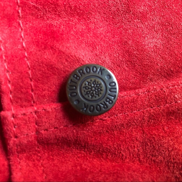 { outbrook } genuine leather vintage red bomber - Picture 8 of 8